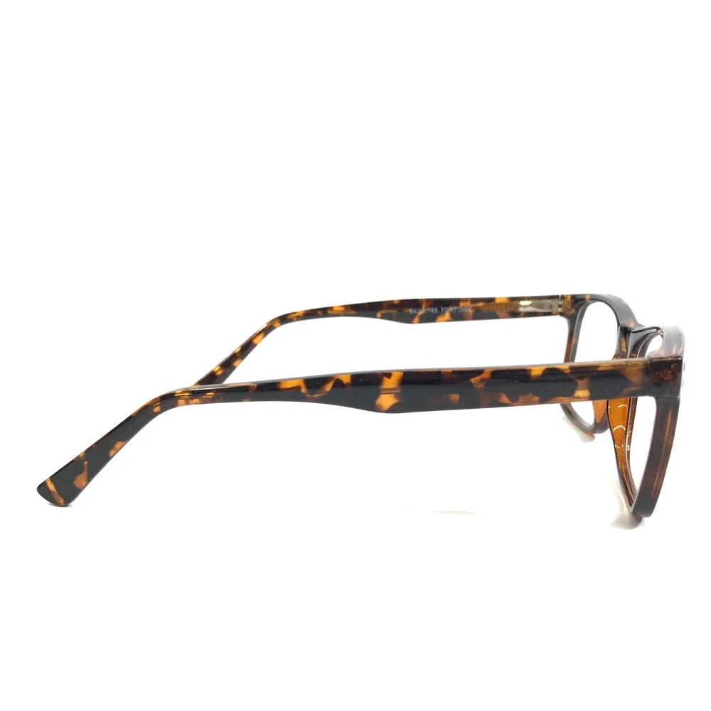 Enhance Eyeglasses Frames 4139 TORTOISE Brown Rectangle Full Rim 54-18-145